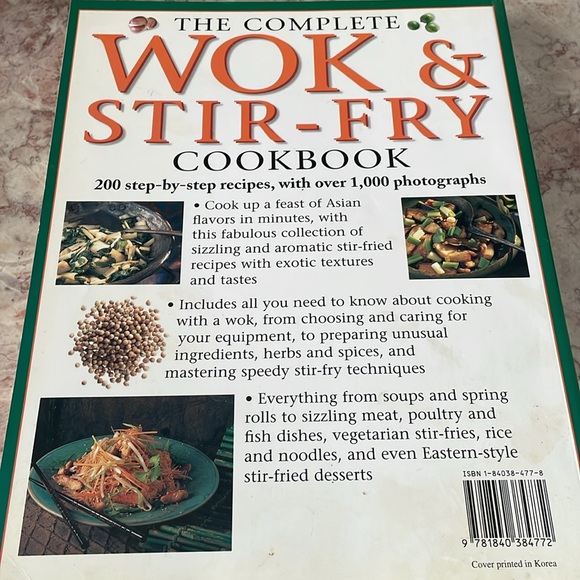 GUC~The Complete 256 Page Wok & Stir~Fry Softcover Cookbook - Picture 4 of 4
